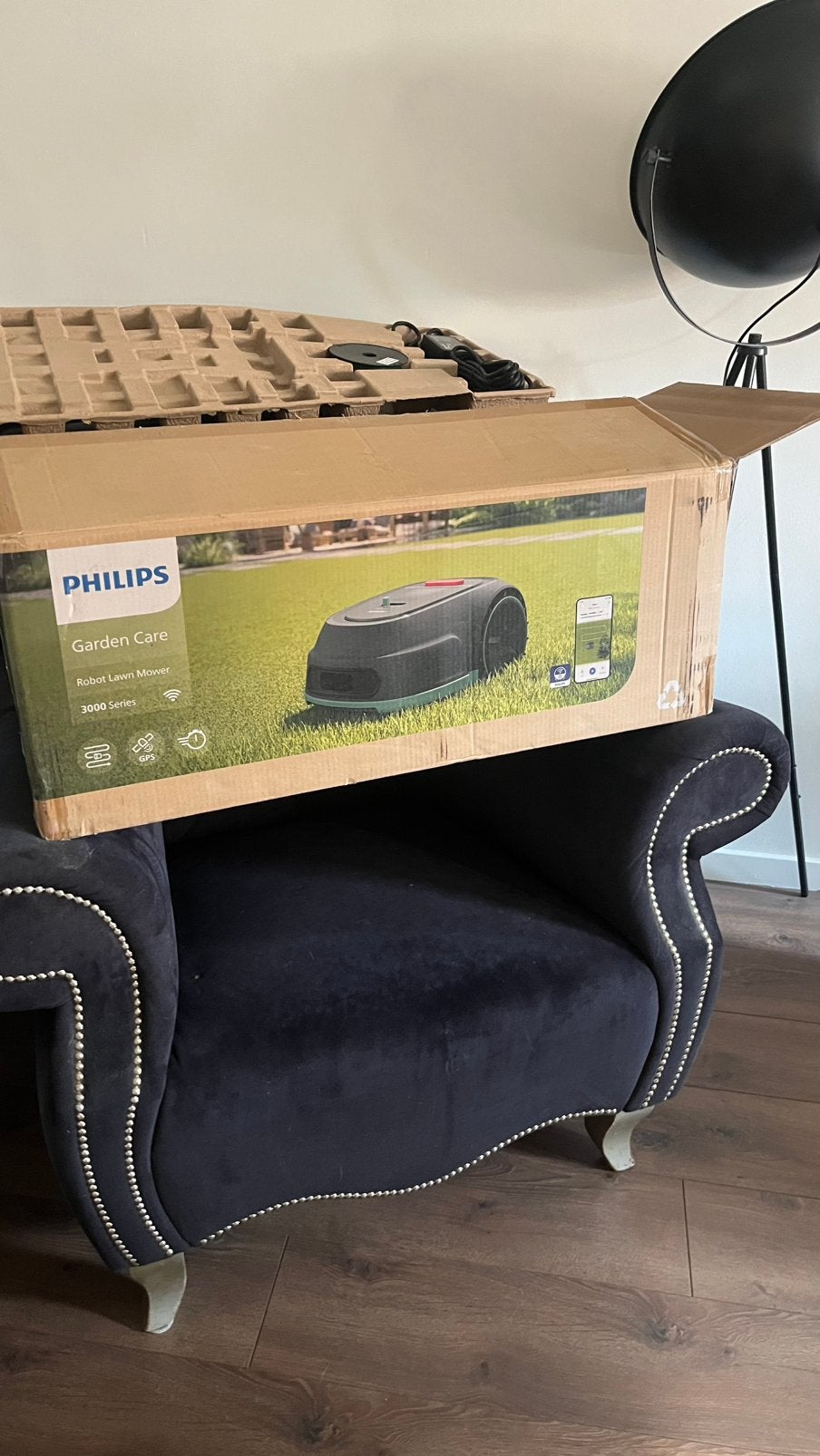 Philips garden care robot lawn mower 3000 series, Tuin en Terras, Ophalen, Philips, Bestuurbaar via app, Nieuw