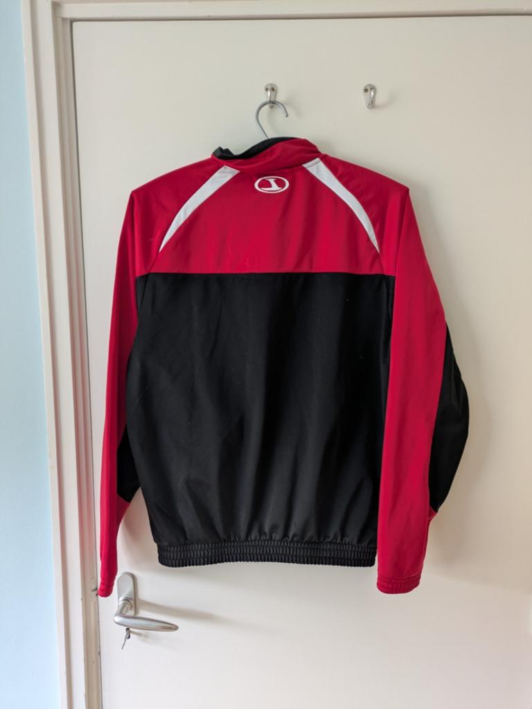 Hummel trainingsjas maat S, Ophalen of Verzenden, Zo goed als nieuw, Zwart, Voetbal