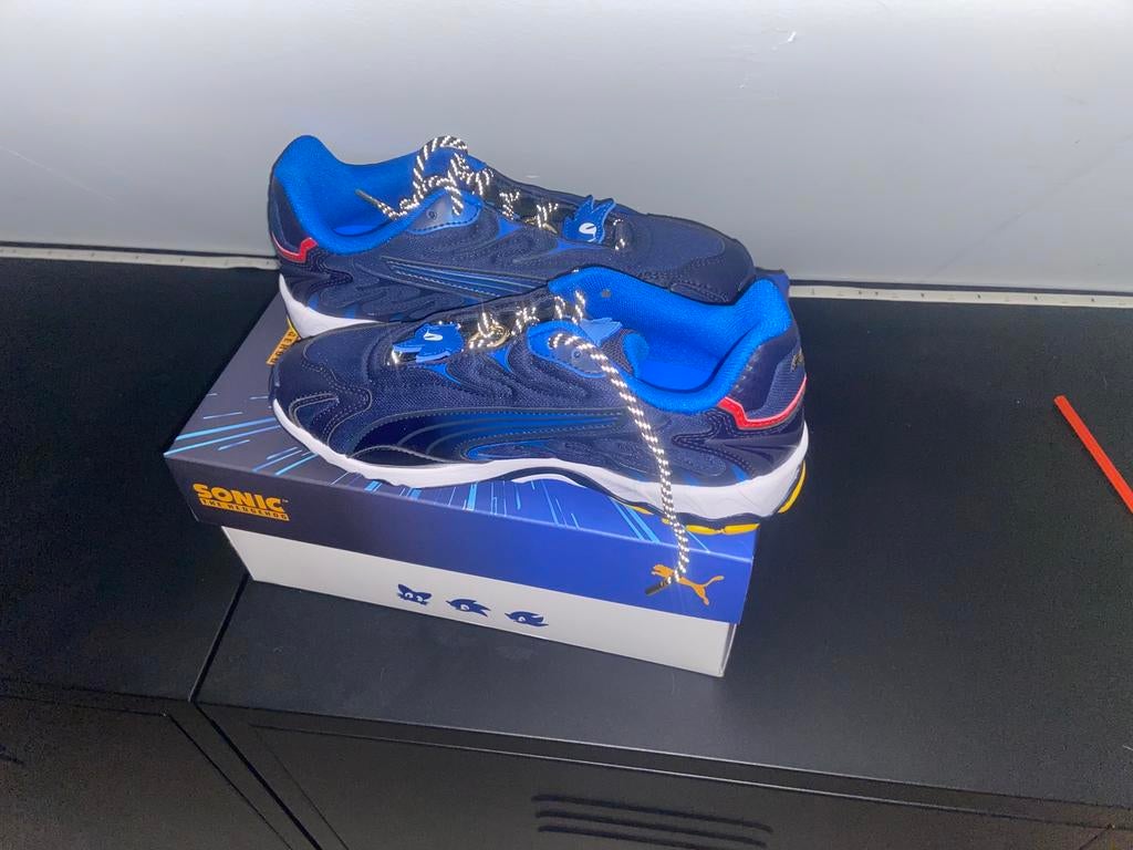 Sonic puma schoenen, Zwart, Ophalen of Verzenden, Sneakers of Gympen, Zo goed als nieuw