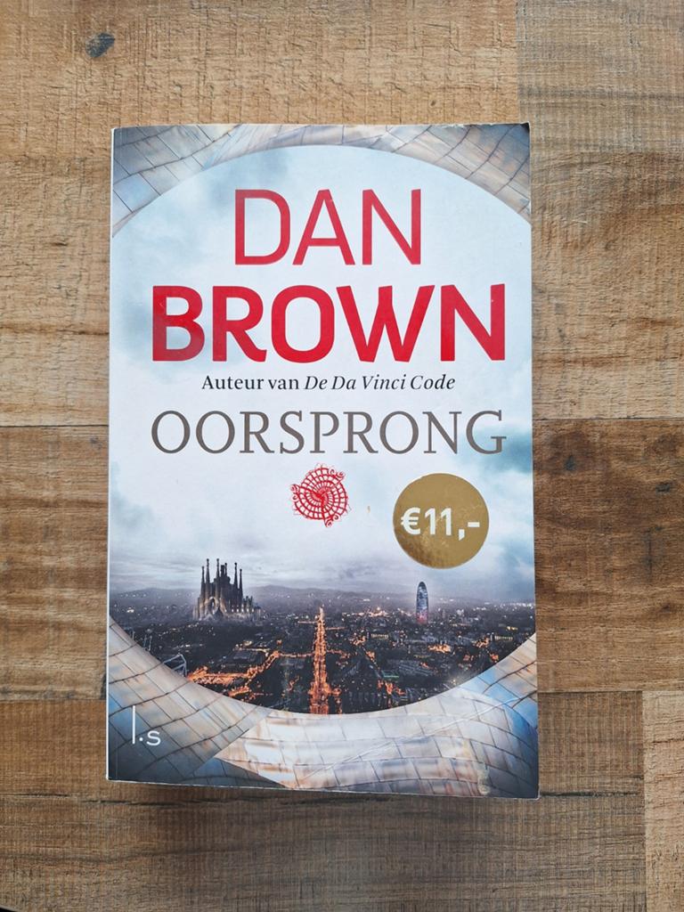 Dan Brown - Oorsprong, Boeken, Ophalen of Verzenden, Gelezen, Dan Brown, Nederland