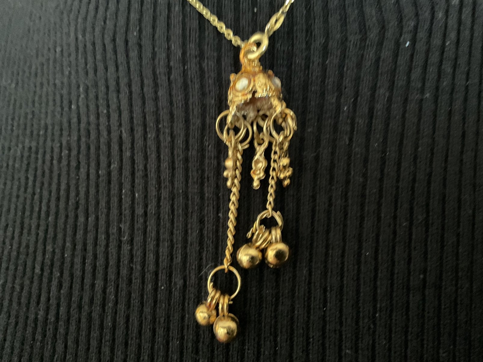 Kettinkje met hangertje, Ophalen of Verzenden, Zo goed als nieuw, Goud, Overige materialen