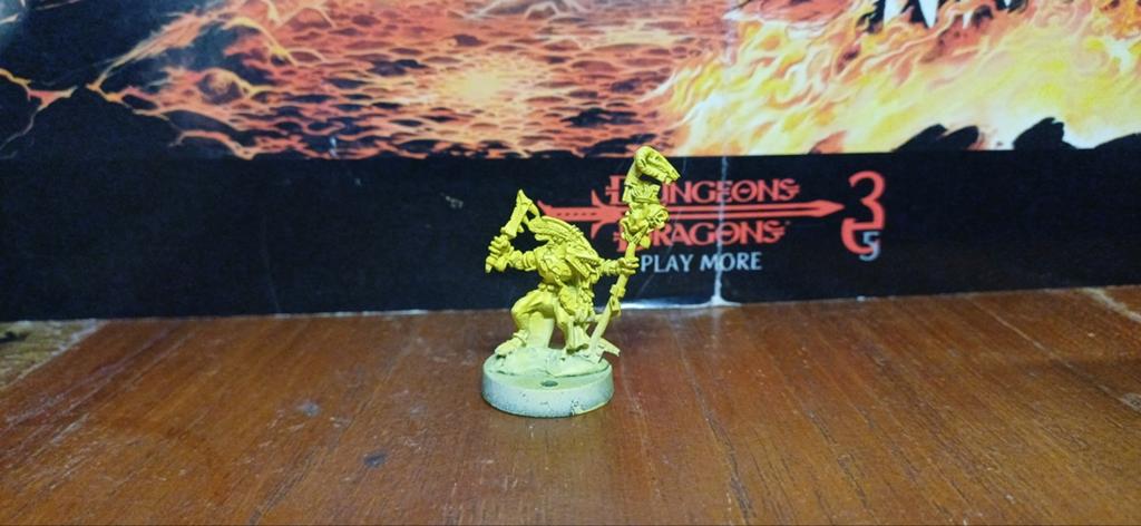 Skink Priest - Warhammer Fantasy Lizardmen Figuur, Gebruikt, Figuurtje(s), Warhammer, Ophalen of Verzenden