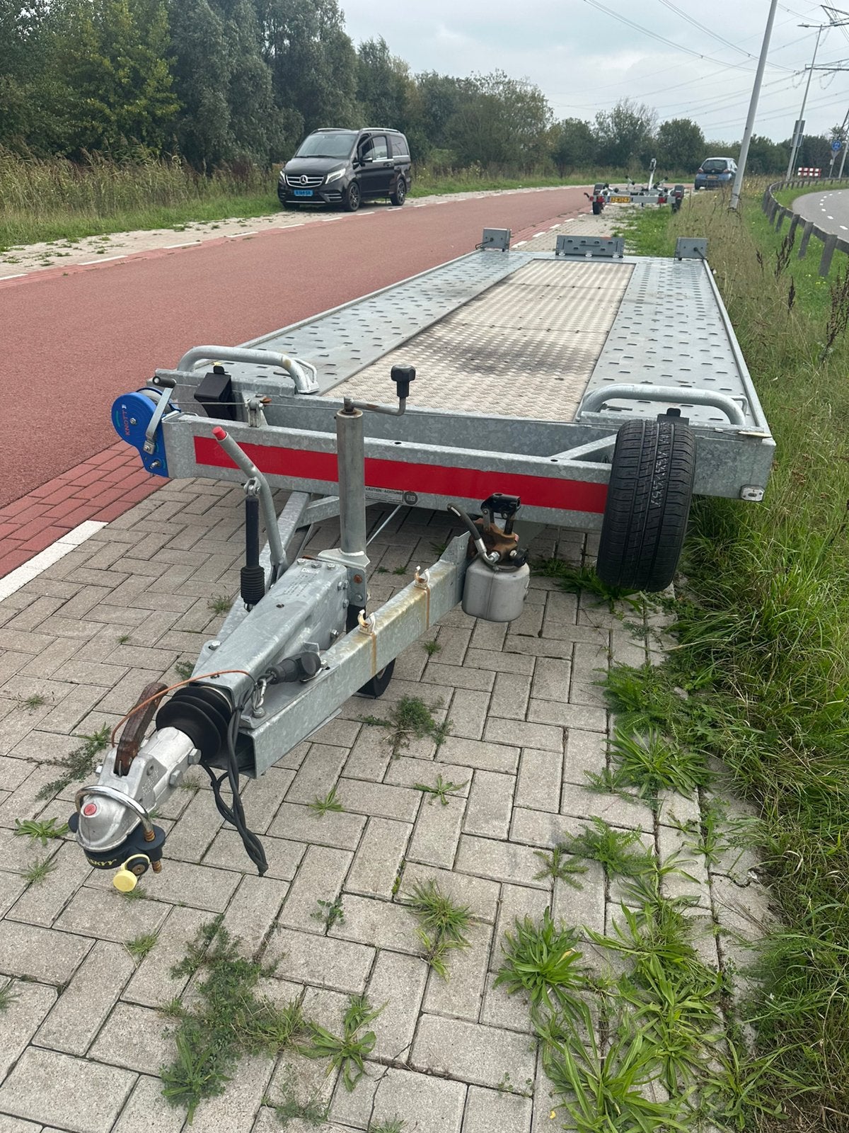 Temared autotransport aanhanger brian james autoambulance, Auto diversen, Ophalen, Temared, Zo goed als nieuw, 1055hh