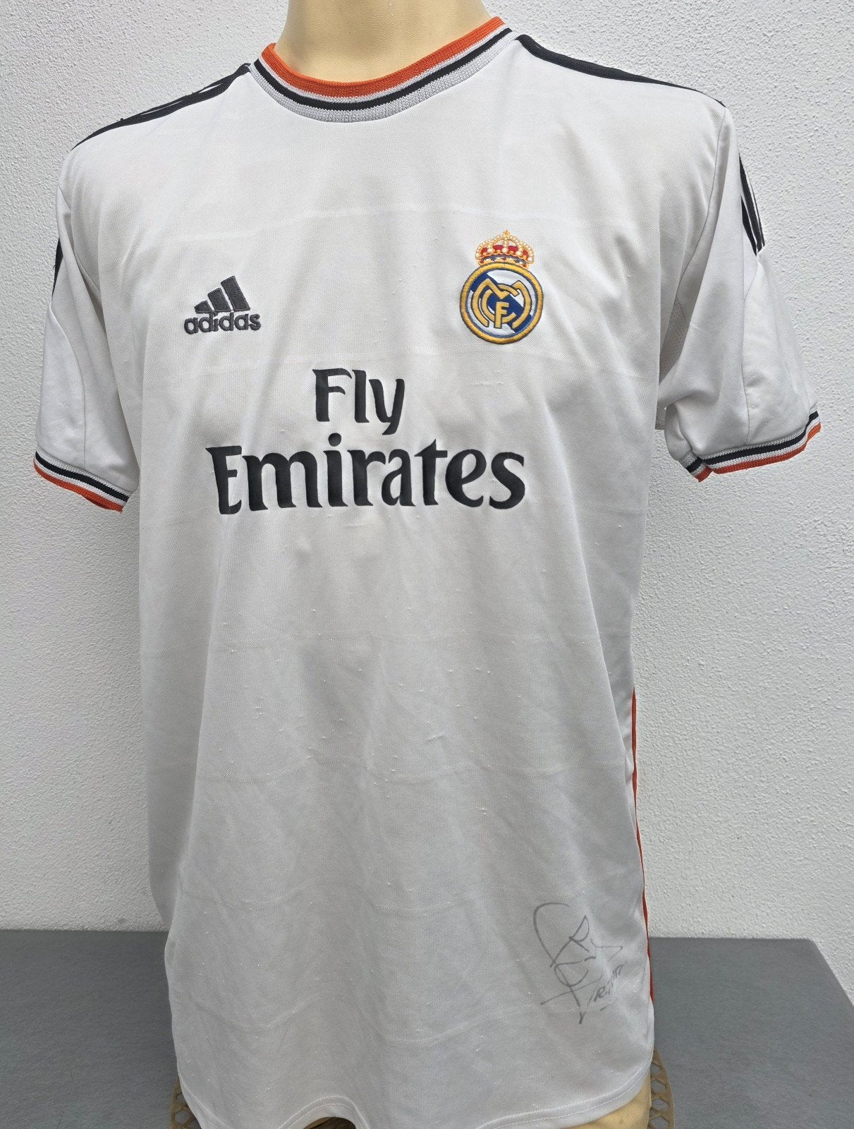 Real Madrid Ronaldo 7 Thuisshirt Gesigneerd Maat XL, Maat XL, Ophalen of Verzenden, Gebruikt, Shirt