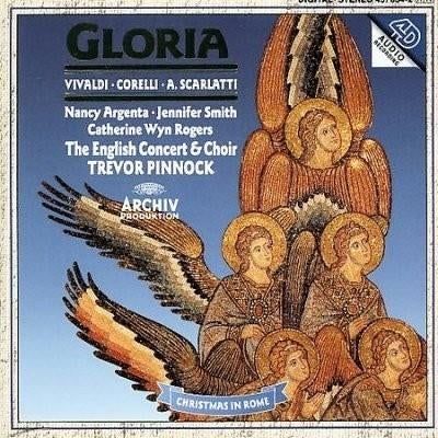 VIVALDI CORELLI SCARLATTI Gloria CD PINNOCK ARCHIV, Ophalen of Verzenden, Barok, Gebruikt, Overige typen