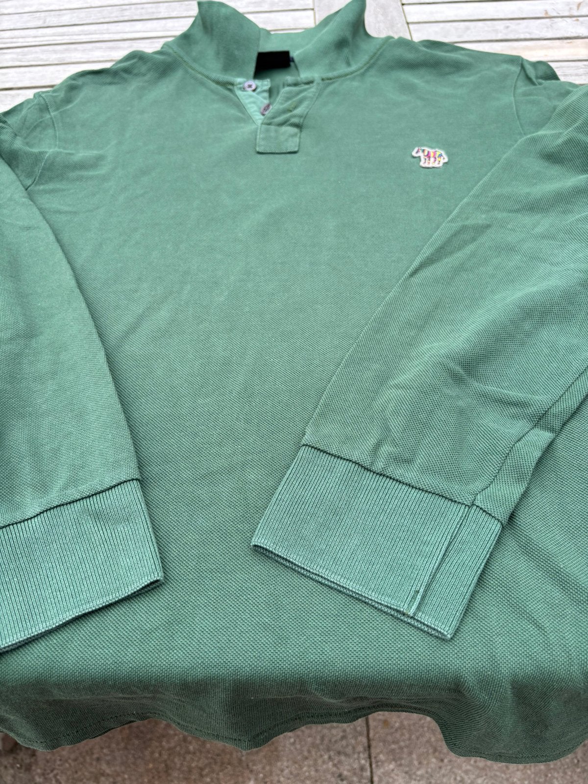 Paul Smith heren poloshirt maat M, lsnge mouw, Ophalen of Verzenden, Zo goed als nieuw, Maat 48/50 (M), Groen