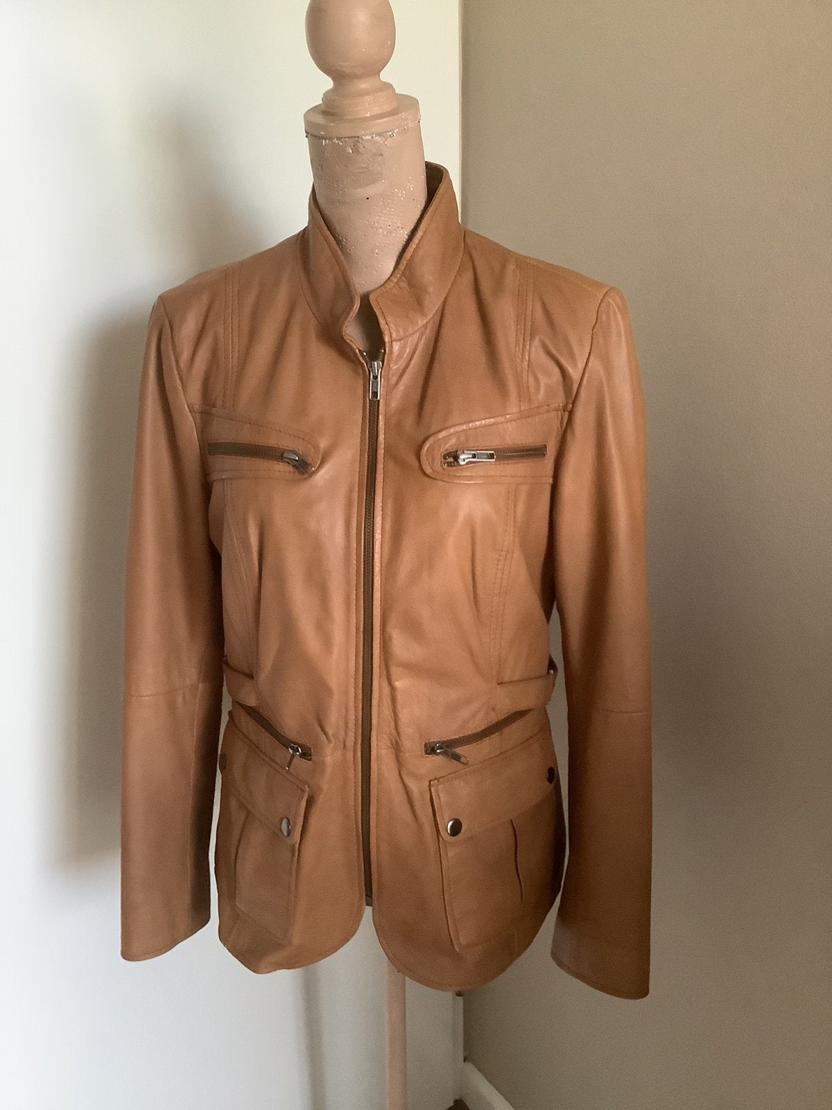 Prachtig leren jasje, als nieuw BC collectie, maat 38, Maat 38/40 (M), Bruin, Ophalen of Verzenden, Zo goed als nieuw