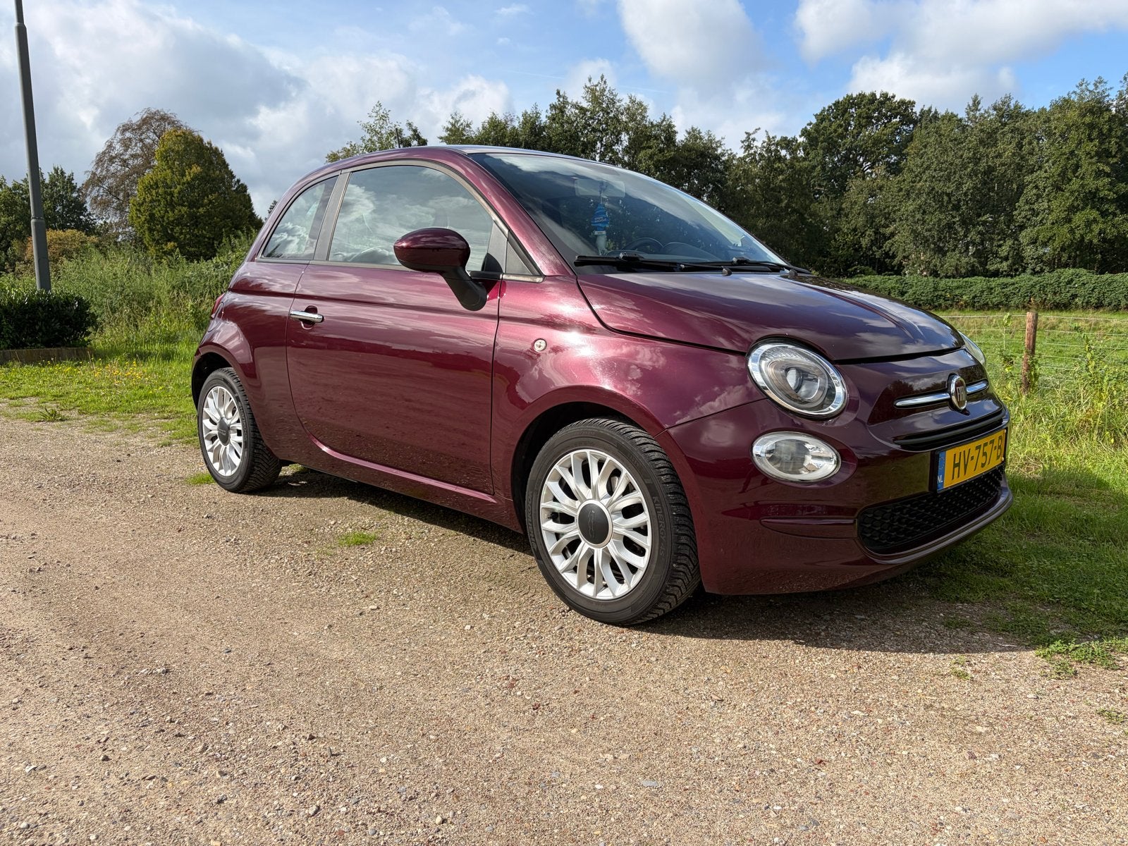 Fiat 500 Twinair Turbo 80pk Dualogic 2015 Rood, 31 €/maand, Origineel Nederlands, 26 km/l, Particulier