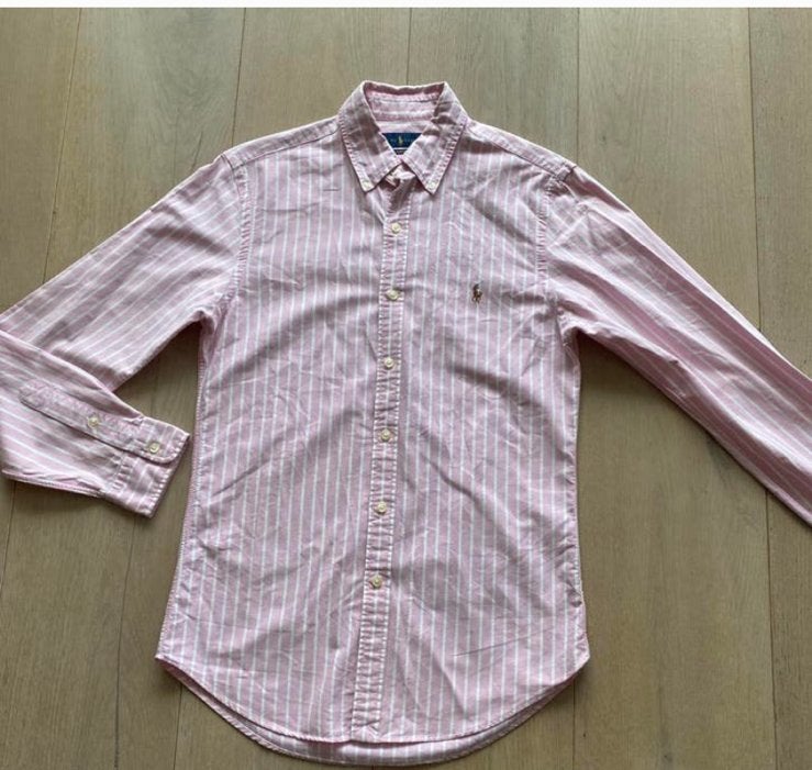 Ralph Lauren S nieuwstaat, Ophalen of Verzenden, Zo goed als nieuw, Roze, Halswijdte 38 (S) of kleiner