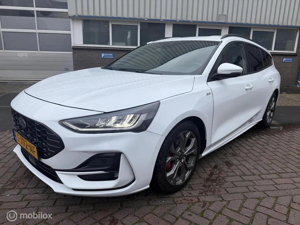 Ford Focus 1.0 EcoBoost Hybrid ST Line X /Nap € 19.450,00, Gebruikt, Euro 6, Wit, Origineel Nederlands
