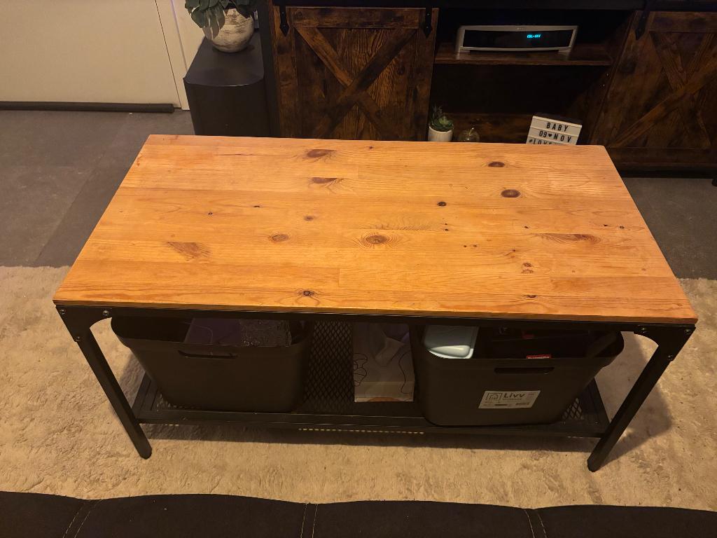 Salontafel, Ophalen, 100 tot 150 cm, 50 tot 100 cm, Zo goed als nieuw