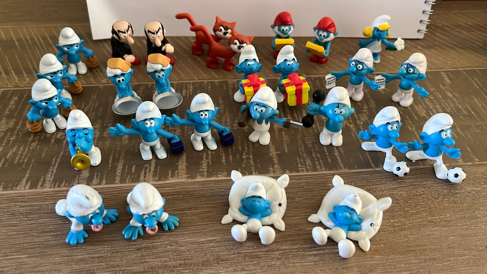 Smurfen van AH, Verzamelen, Smurfen, Ophalen of Verzenden, Gebruikt, Verschillende Smurfen, Poppetje, Figuurtje of Knuffel
