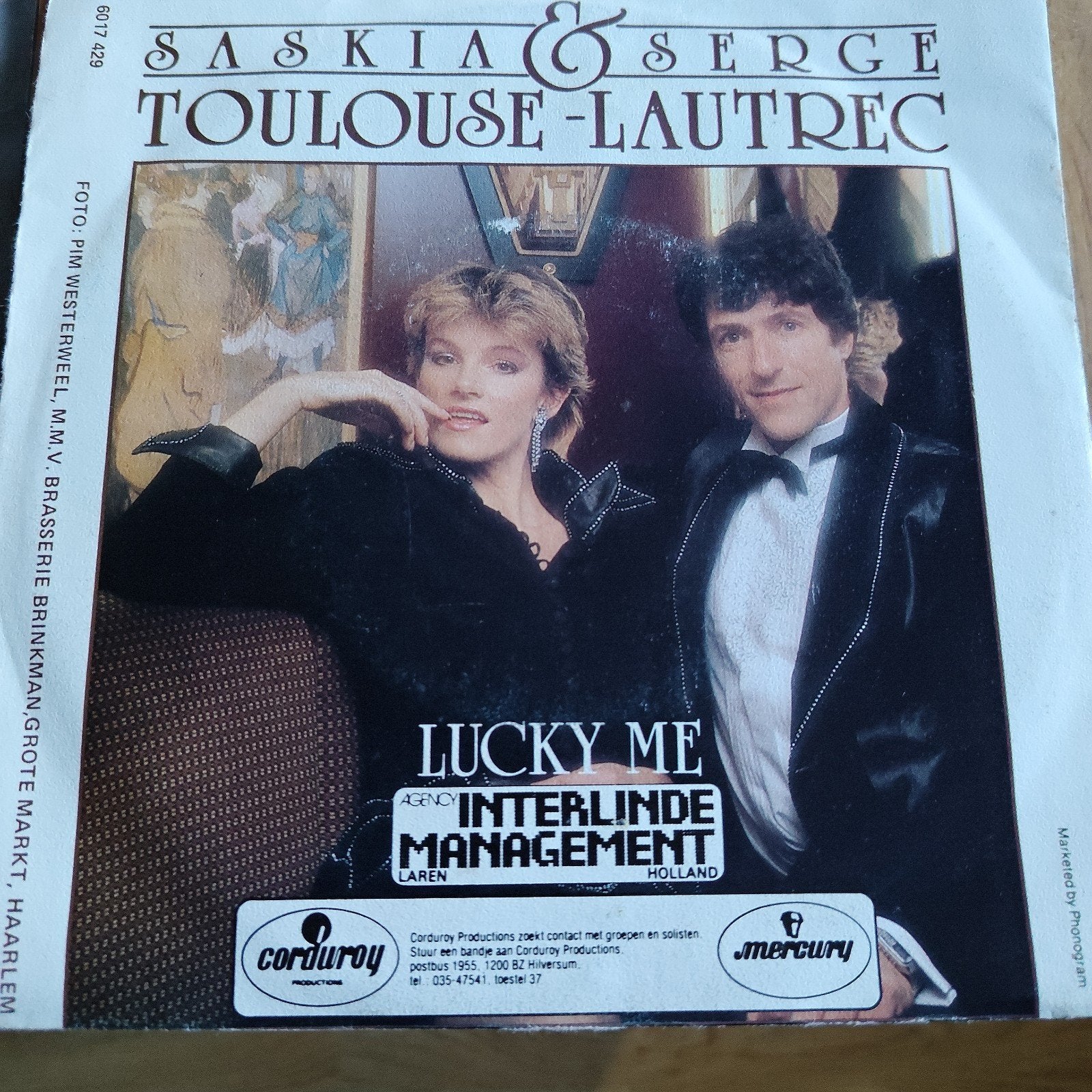 Saskia & Serge - Toulouse-Lautrec / Lucky Me (Single), Ophalen of Verzenden, Gebruikt, 7 inch, Nederlandstalig