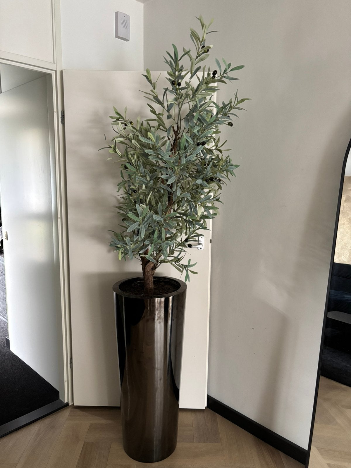 Kunstboom inclusief pot, Ophalen of Verzenden, Gebruikt