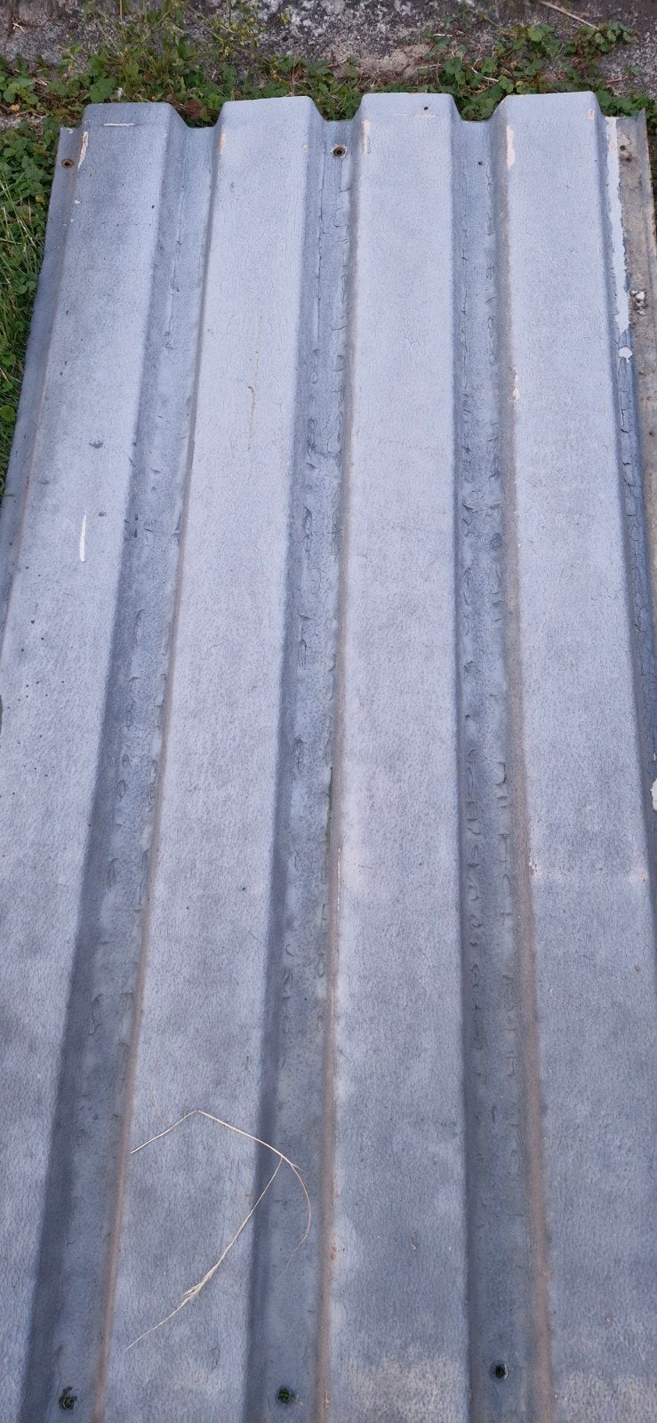 golfplaten. gecoat., Gebruikt, Blauw, Golfplaat, Metaal