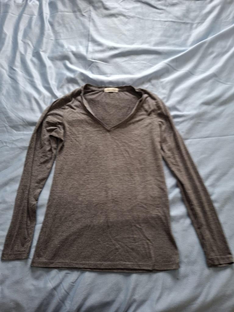 Grijs shirt met lange mouw maat S !!, Maat 38/40 (M), Ophalen of Verzenden, Lange mouw, Grijs