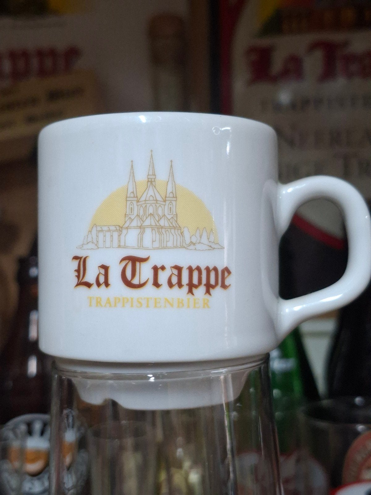 La Trappe Trappistenbier Kommetje - Oud en Uniek, Ophalen of Verzenden, Zo goed als nieuw, Pul(len), La Trappe
