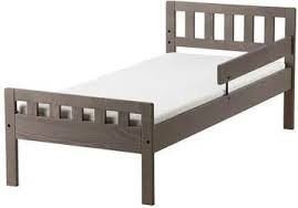 Ikea peuterbed MYGGA. 160x70 bruin, Ophalen, Gebruikt, 70 tot 85 cm, 140 tot 160 cm