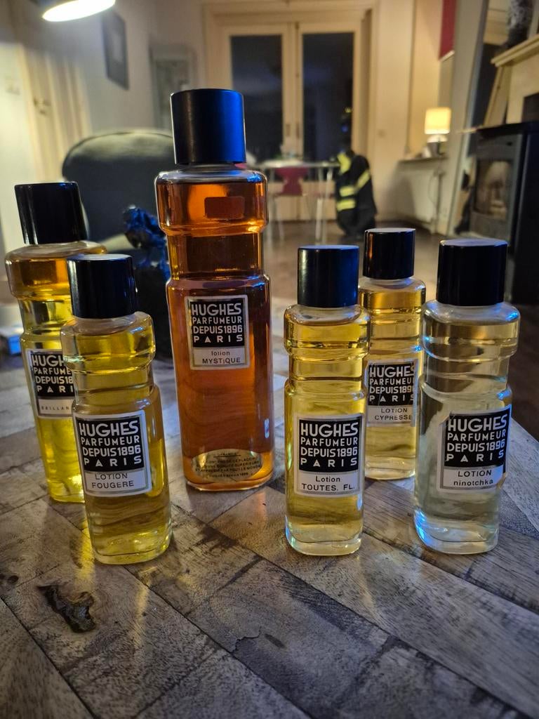 Hughes Parfumeur Paris Lotion Collectie - alle varianten., Ophalen of Verzenden, Gebruikt