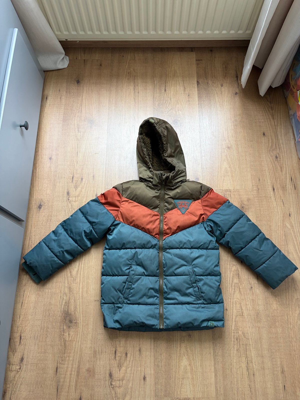 Z8 jas maat 116/122 - Stoere winterjas voor jongens, Ophalen of Verzenden, Gebruikt, Jongen, Jas