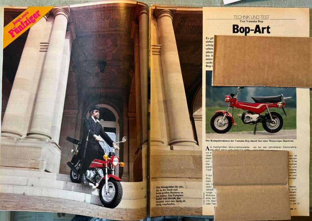 Test 1977 Yamaha Bop, Verzenden, Zo goed als nieuw, Motoren