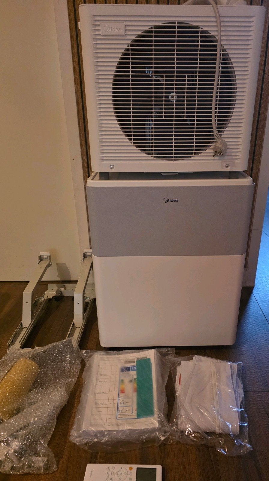 mobiele split airco-midea PortaSplit 12000btu, Koelen en Ontvochtigen, Timer, Nieuw, 3 snelheden of meer