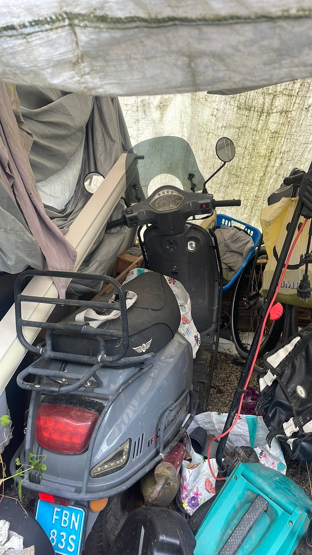 Partij scooters: DJJD Cashmere & Riva (blauw kenteken) - ond, Fietsen en Brommers, Brommeronderdelen | Scooters, Ophalen, Gebruikt