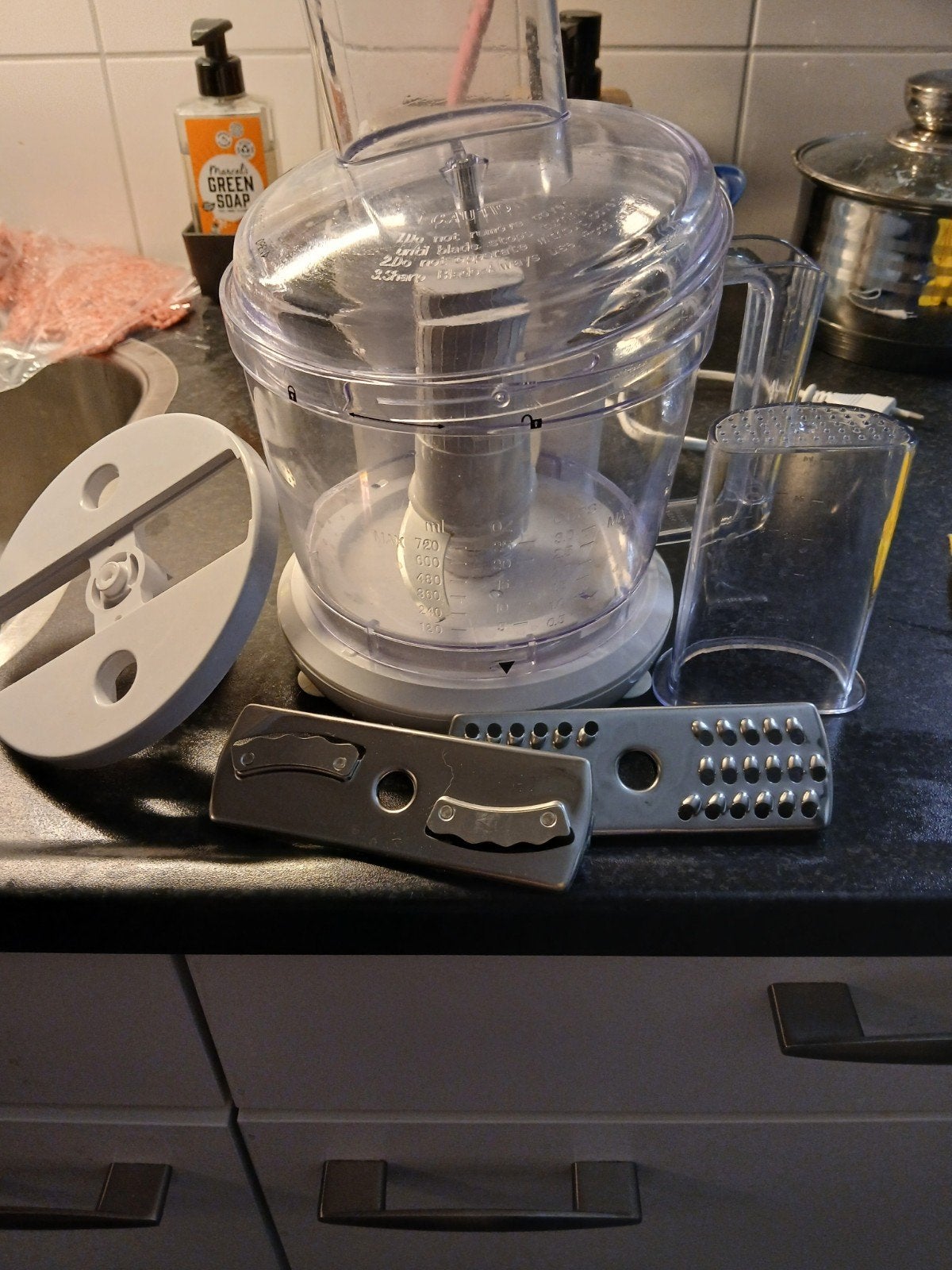 Silvercrest Keukenmachine KM 250 B1 - Compleet met hulpstuk, Ophalen, Gebruikt