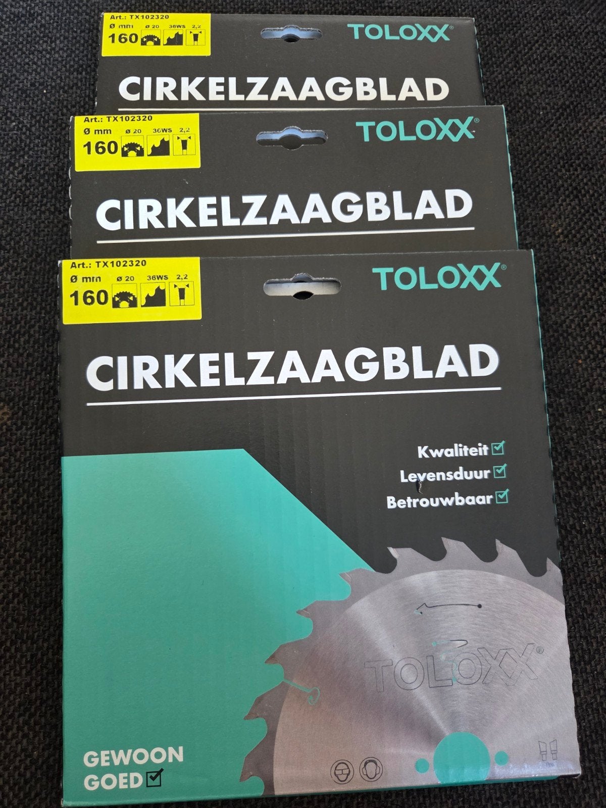 Cirkelzaagblad 160 x 2,2 x 20 Z= 36WS, 70 mm of meer, Nieuw, Ophalen of Verzenden, Lintzaag