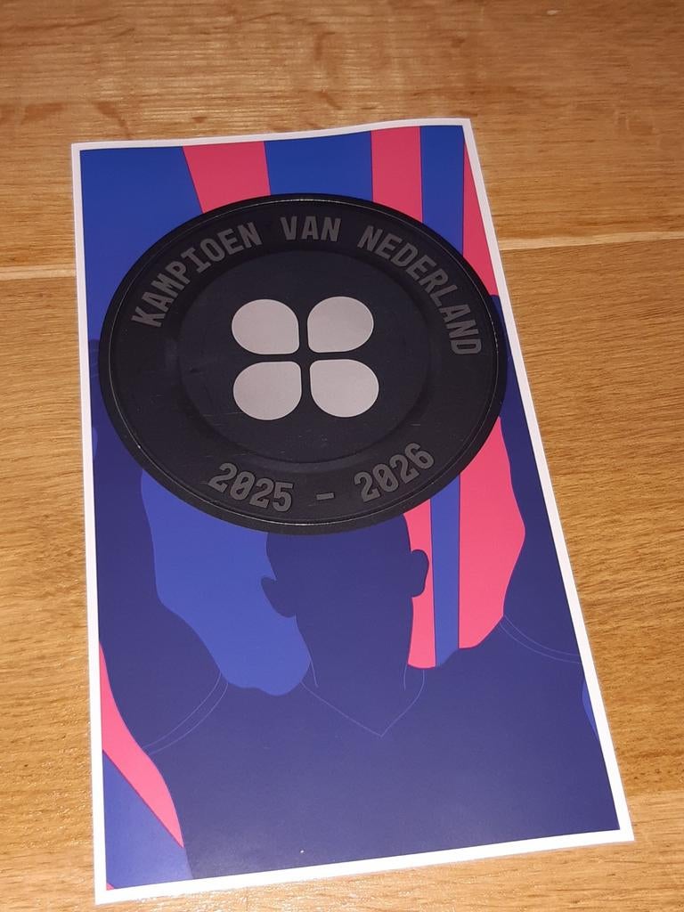 PSV - Kampioen van Nederland 2025-2026 - Sticker. Plus, Verzamelen, Ophalen of Verzenden