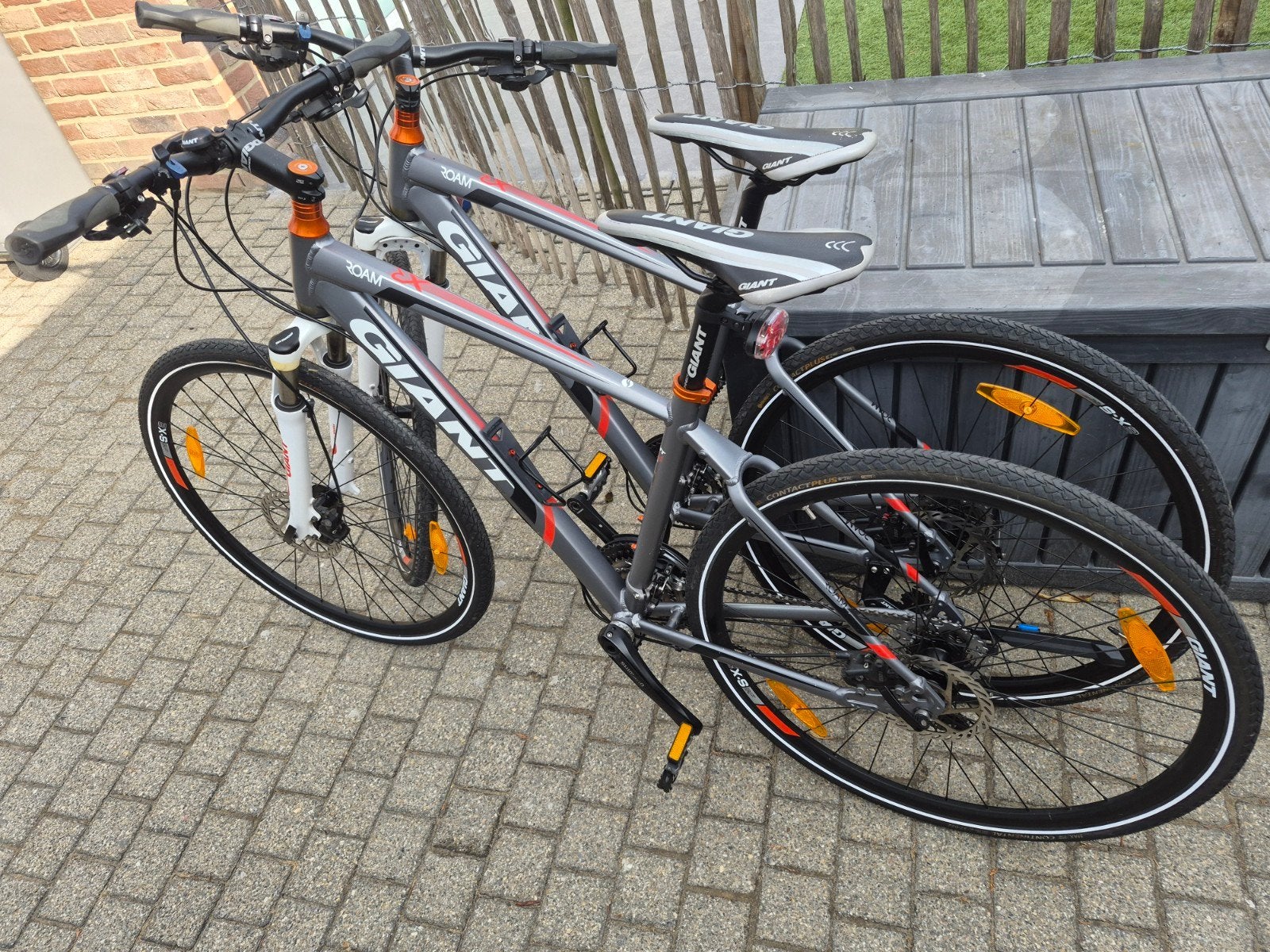 2 Giant Roam X Herenfietsen  maat M- in absolute nieuwstaat, Ophalen, Versnellingen, Giant, Zo goed als nieuw