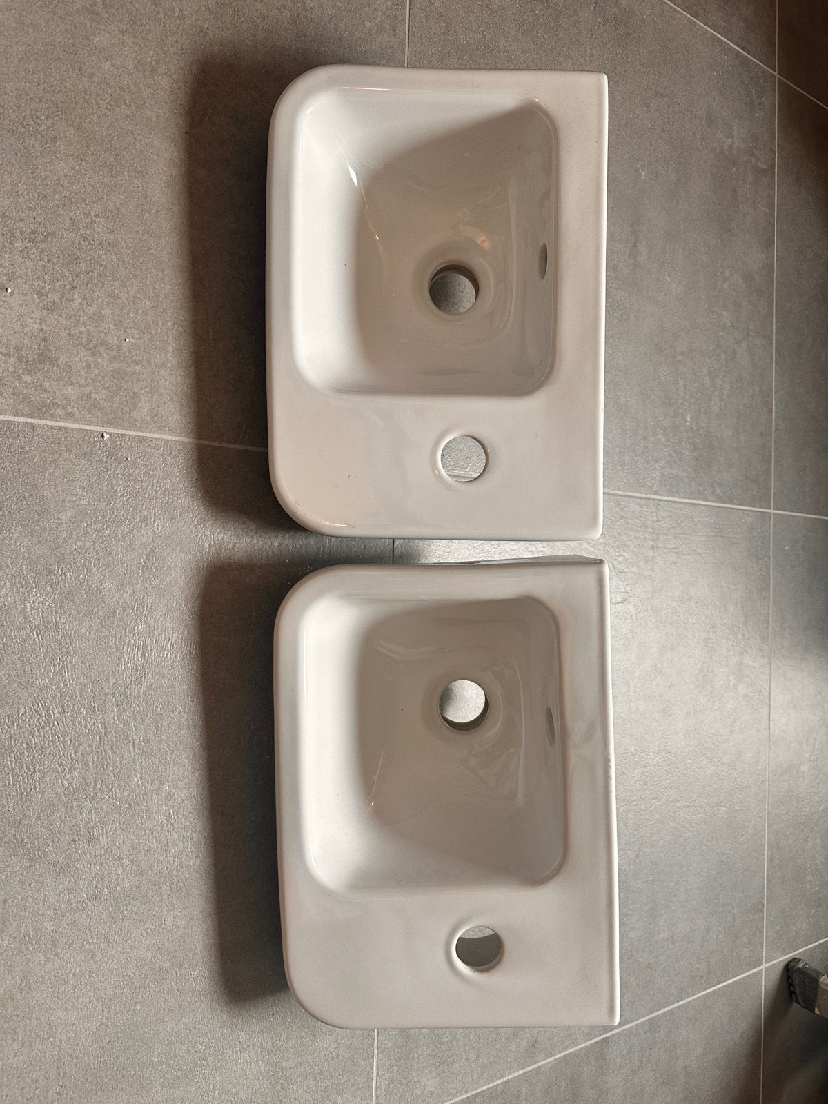 2x witte wastafels - nieuw. Kan appart, Ophalen, Nieuw, Wastafel