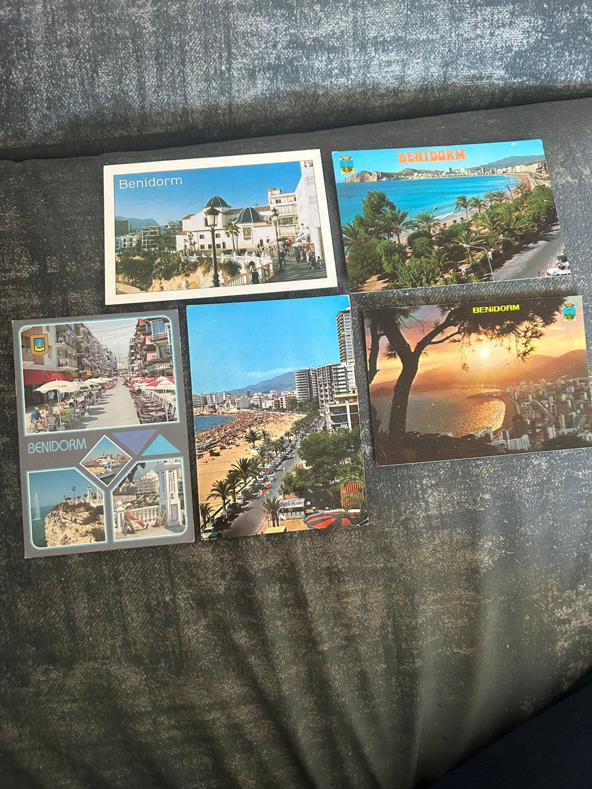 Benidorm SPANJE vijf ansichtkaarten €0,90, Verzamelen, Verzenden, 1980 tot heden, Gelopen, Spanje