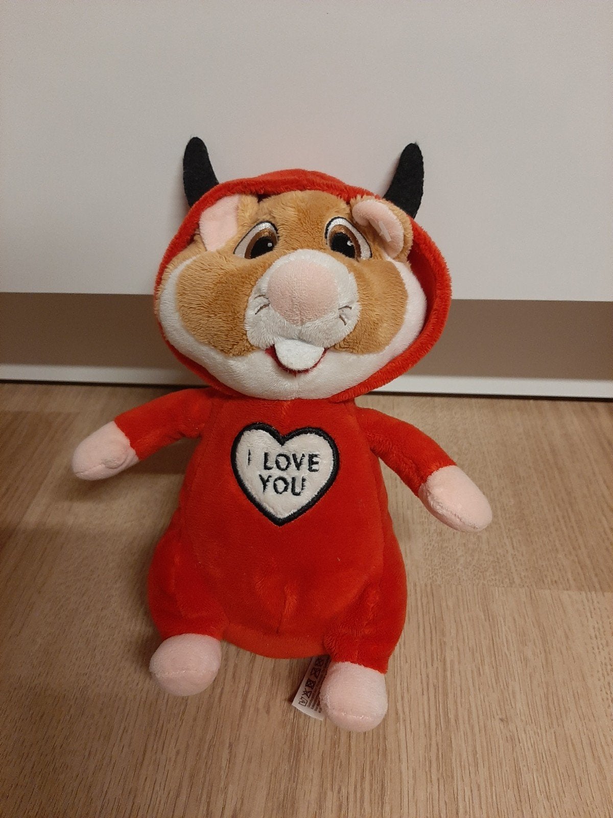 AH hamster knuffel valentijn duivel onesie, Ophalen of Verzenden, Overige typen