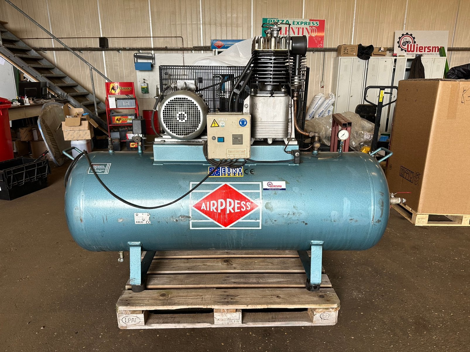 Airpress K500-1500S, 100 liter of meer, Ophalen of Verzenden, Zo goed als nieuw