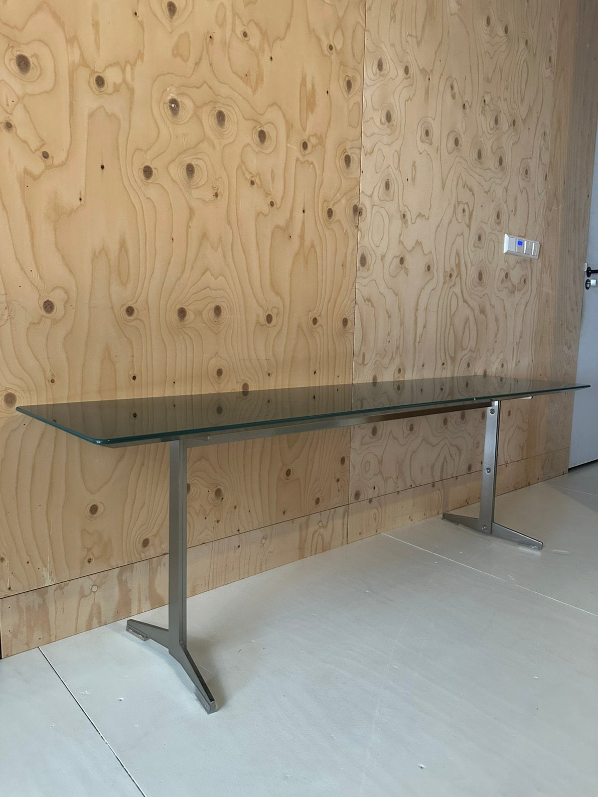 Flexform fly side table epoxy blad 180x40, D, Ophalen of Verzenden, Zo goed als nieuw, D