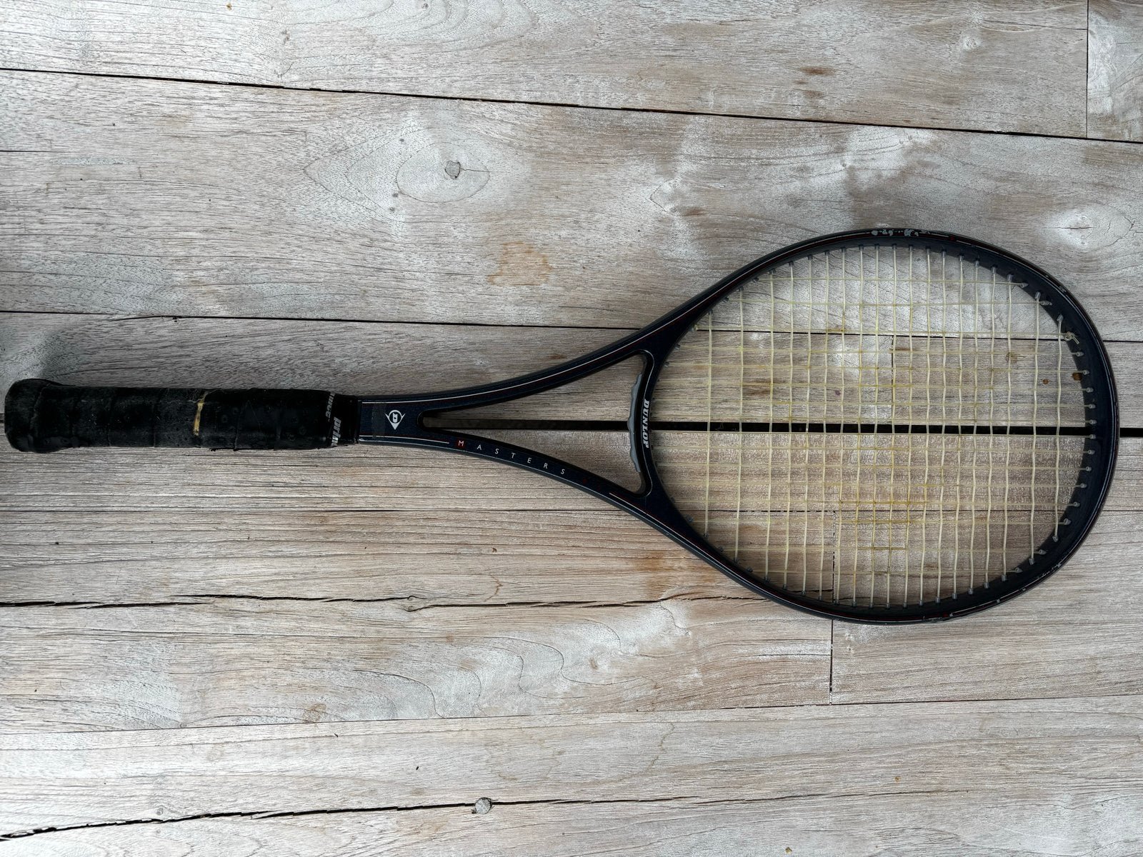 Dunlop Masters 85 Tennisracket - gebruikt met hoes, Ophalen, Gebruikt, Racket, L3