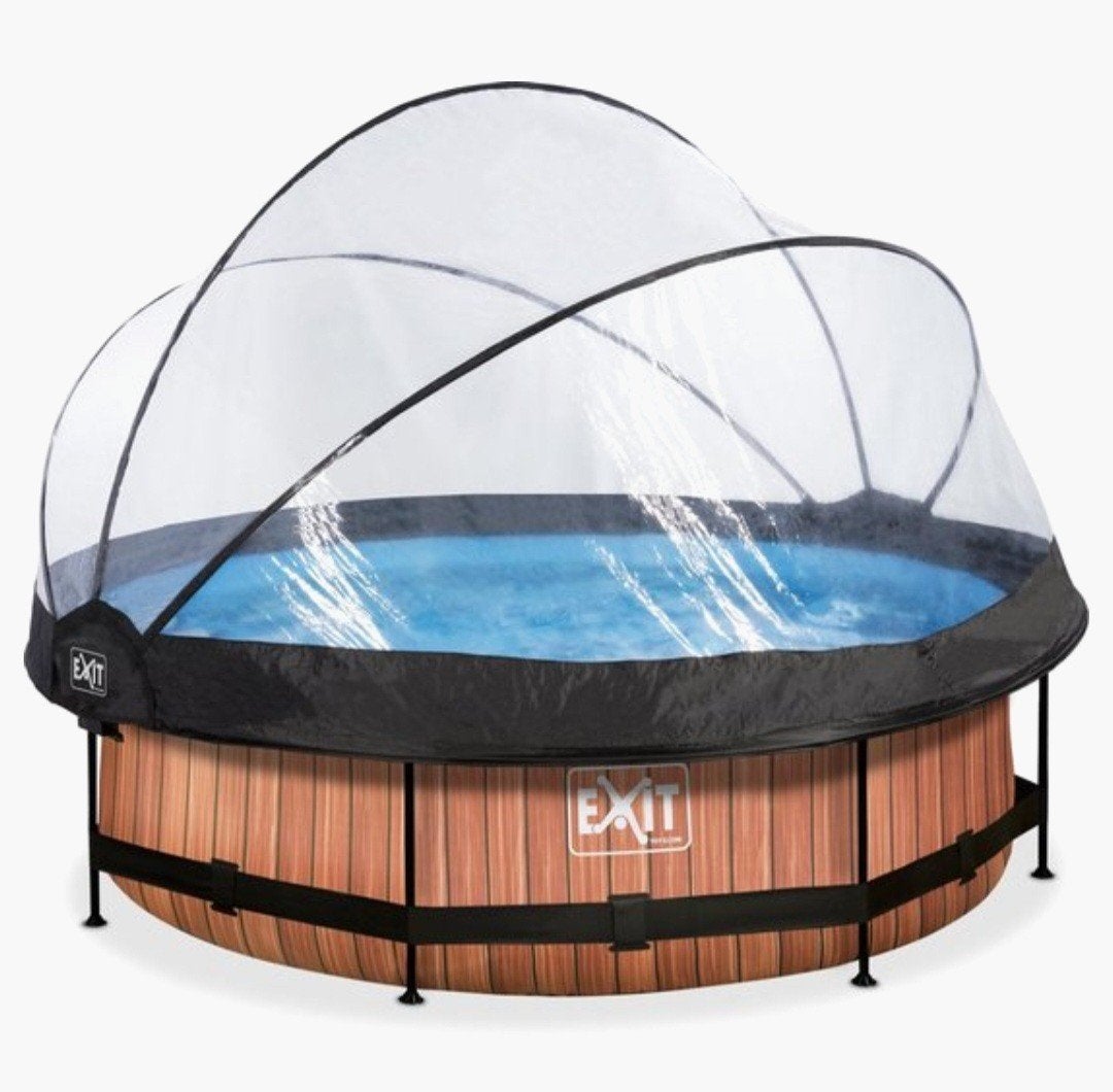 EXIT zwembad overkapping ECO ø366cm - ook voor Intex/Bestway, Overige typen, Rond, Ophalen of Verzenden, 300 cm of meer
