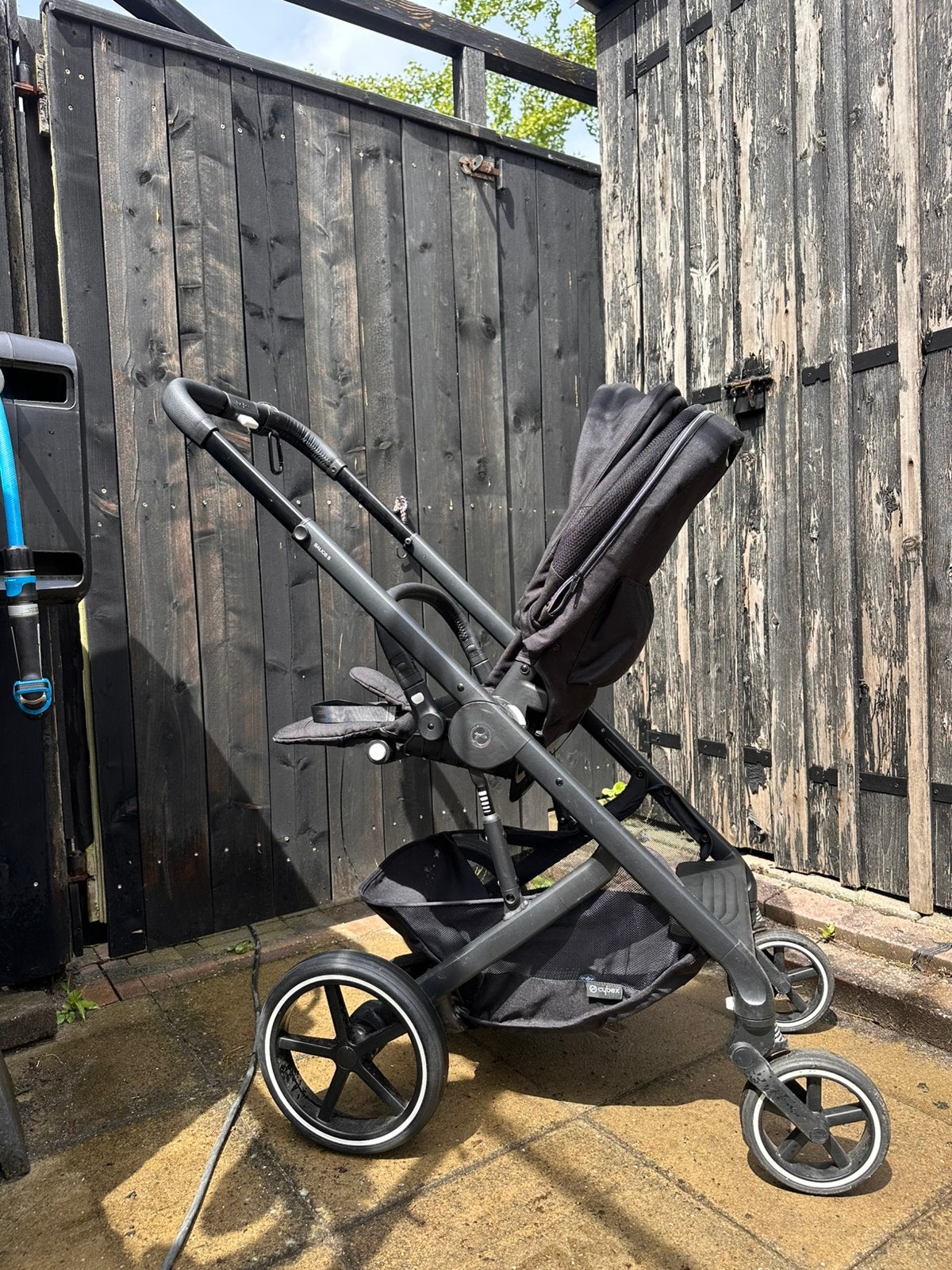 CYBEX Balios S Lux 2 kinderwagen + S lux reiswieg zwart, Ophalen, Gebruikt, Overige merken