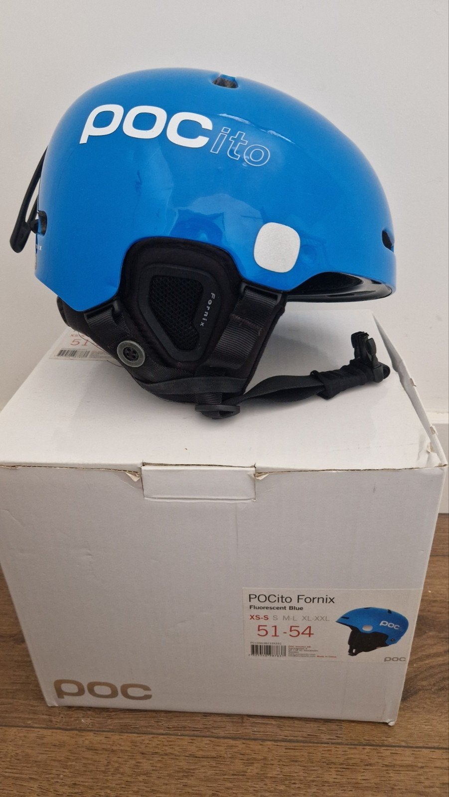 Pocito fornix skihelm met bijpassende POC skibril in doos, Overige merken, Overige typen, Ophalen of Verzenden, Zo goed als nieuw