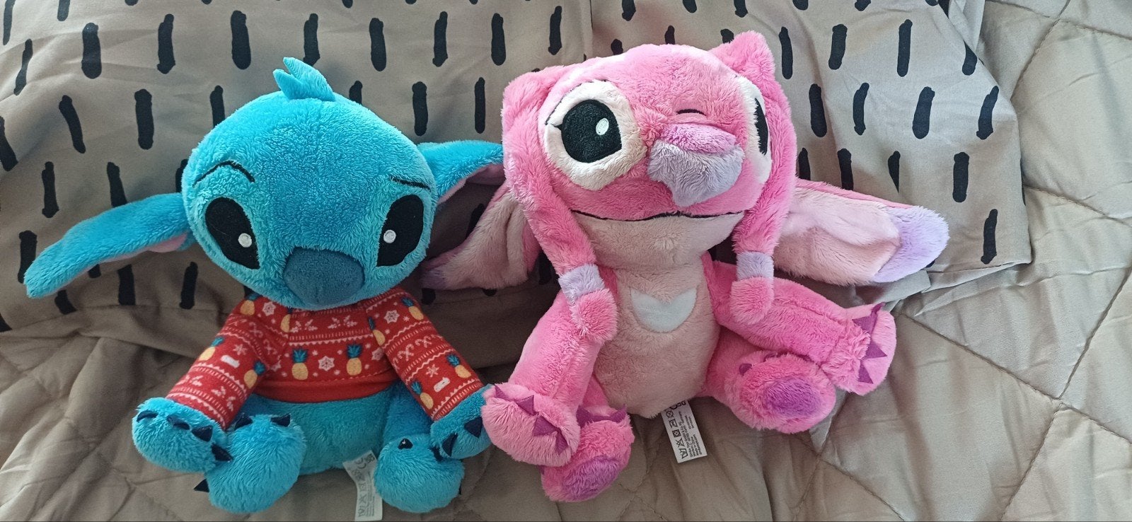 Nieuwe Stitch en Angel knuffels (Disney), Disney, Disney, Overige typen, Nieuw