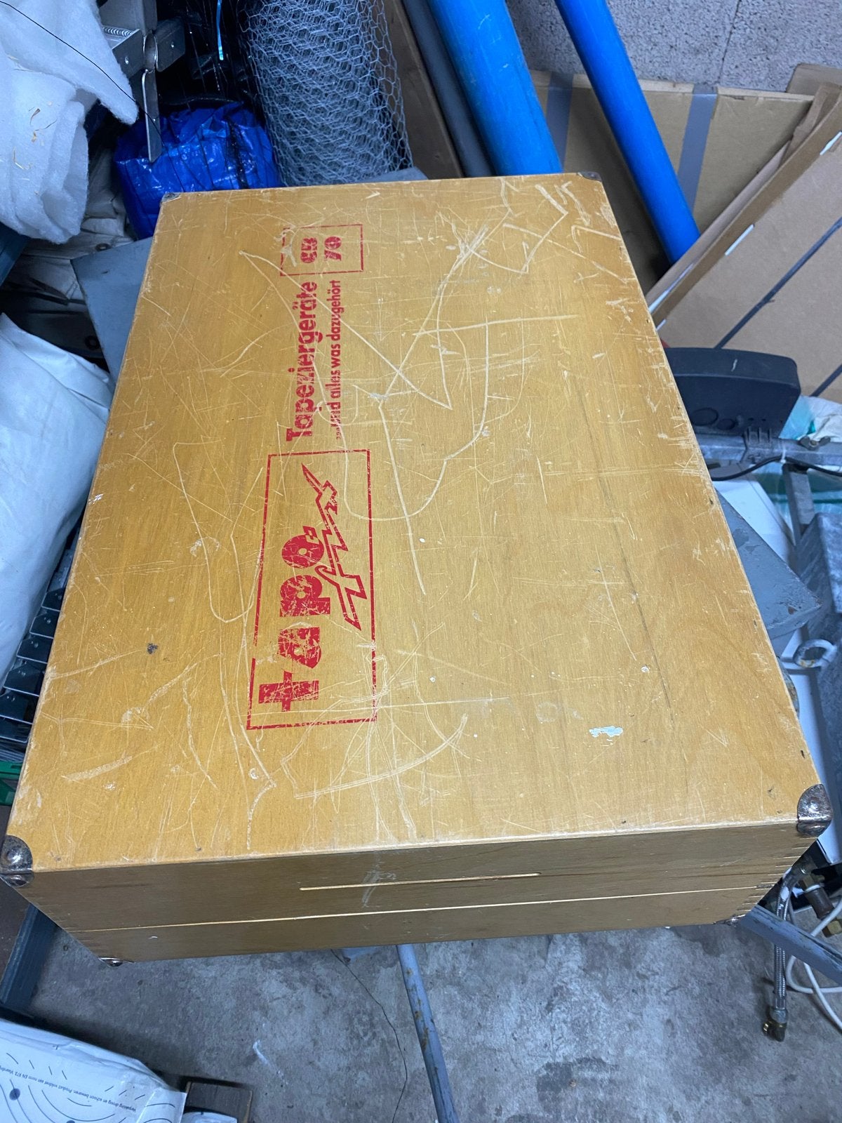 Tapo-fix CB 70 Behanglijmmachine in houten kist, Ophalen, Gebruikt