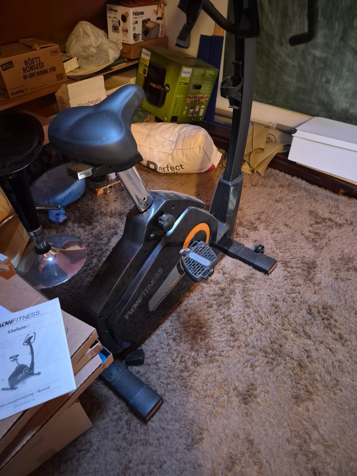 Flow Fitness Stelvio Hometrainer, Sport en Fitness, Ophalen, Zo goed als nieuw, Benen, Overige typen