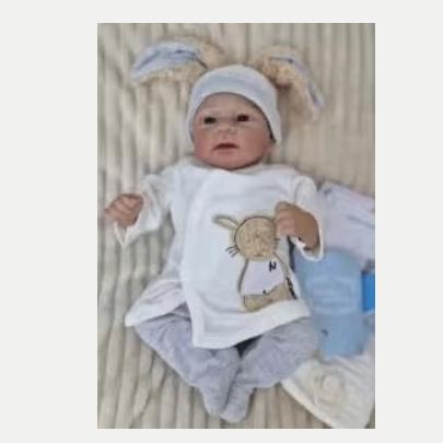 Realistische baby pop levensecht Elijah (48cm), Ophalen of Verzenden, Nieuw, Pop