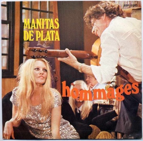 SINGLE BRIGITTE BARDOT HOMMAGES b.b. bb manitas de plata, Verzenden, 7 inch, Zo goed als nieuw, Pop