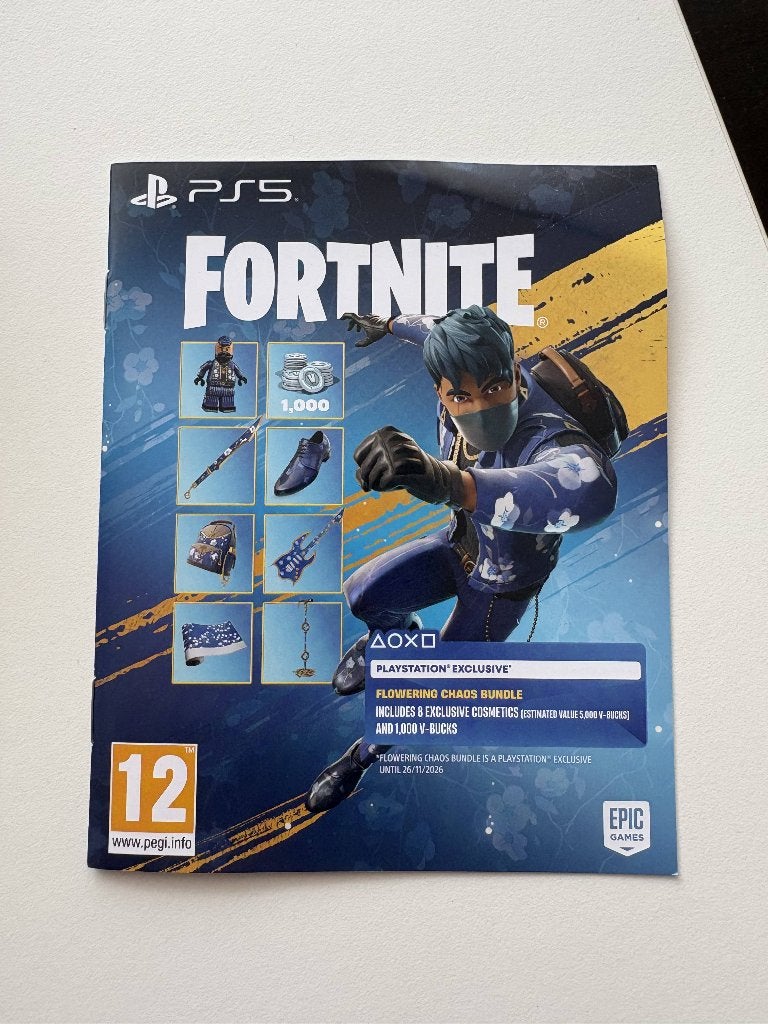 Fortnite Flowering Chaos Bundle, Online, Shooter, 1 speler, Nieuw