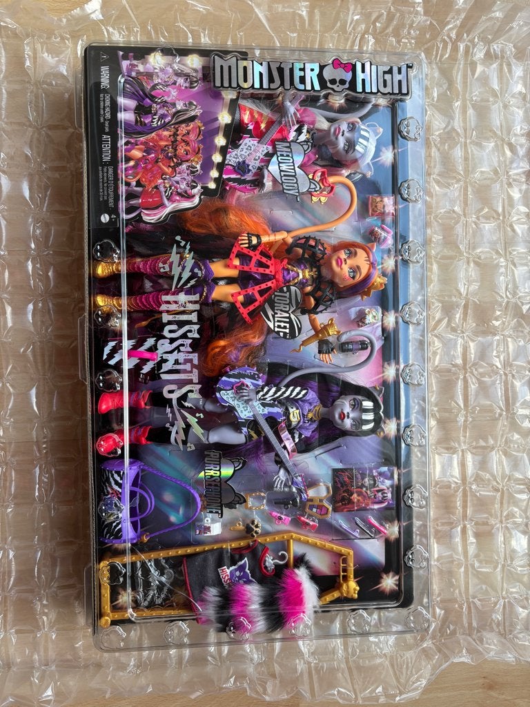 Monster High HissfitsToralei, Meowlody, Purrsephone, Ophalen of Verzenden, Nieuw, Pop