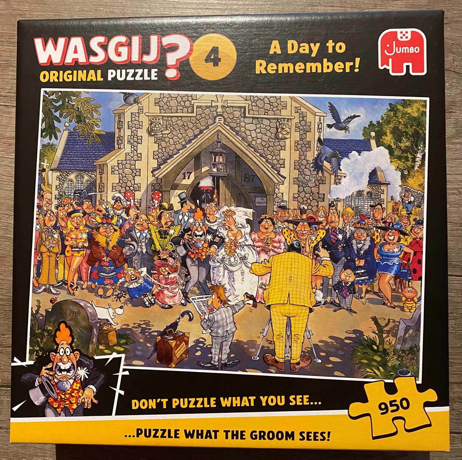 Nr. 4 wasgij? Puzzel 950 stukjes, Ophalen, 500 t/m 1500 stukjes, Zo goed als nieuw