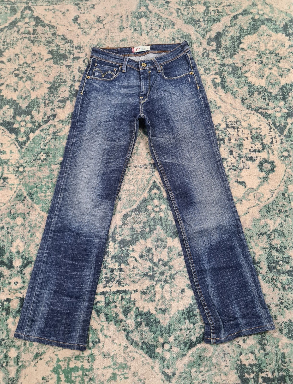 Levi’s 627 straight fit W26 L30 Dames Tulsi2630, Blauw, Ophalen of Verzenden, Zo goed als nieuw, W27 (confectie 34) of kleiner