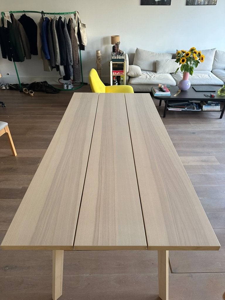 IKEA x HAY YPPERLIG eettafel 200 x 90 cm, Ophalen, 200 cm of meer, Scandinavisch, 50 tot 100 cm